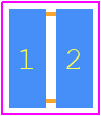 05085E104ZAT2W - Kyocera AVX PCB footprint - Capacitor Chip Non-polarised - Capacitor Chip Non-polarised - 0508_2026