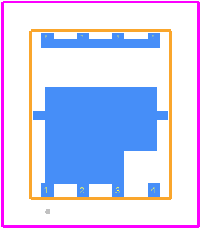 ENGNTLEF3D6N20GN1TXG - onsemi PCB footprint - Other - Other - EPDSO-N8 5.00x6.00x0.87, 1.27P CASE 144AC ISSUE ONGNTLEF3D6N20GN1TXG