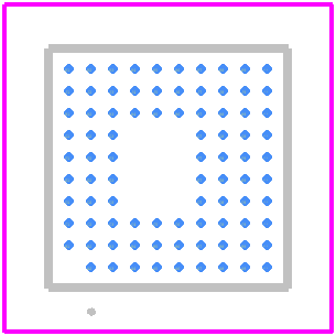 Mira220-2QI1WA - ams OSRAM PCB footprint - Other - Other - CSP-87