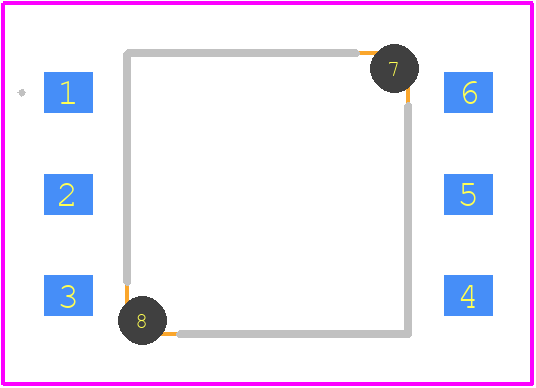 NSPGS2F200DT16 - NOVOSENSE PCB footprint - Other - Other - SOP6