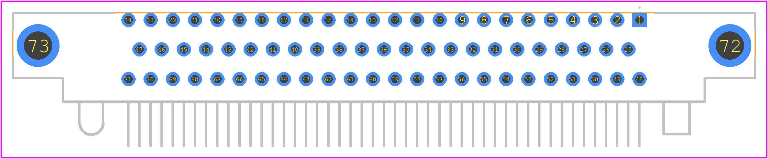 RM372-071-321-2900 - Molex PCB footprint - Other - Other - RM372-071-321-2900-2