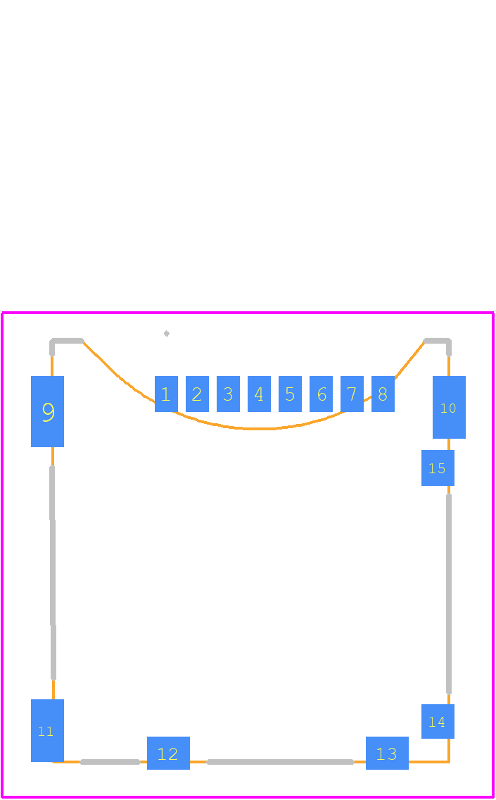 MCSP-L1-08-A-SG-T/R - Adam Tech PCB footprint - Other - Other - MCSP-L1-08-A-SG-T/R-4