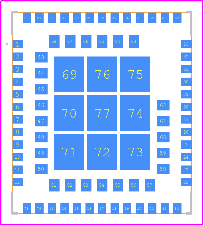 S2-10DM3 - SIMCOM PCB footprint - Other - Other - 15.7x17.6x2.4mm