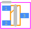 RB548WTL - ROHM Semiconductor PCB footprint - SO Transistor Flat Lead - SO Transistor Flat Lead - SOT416