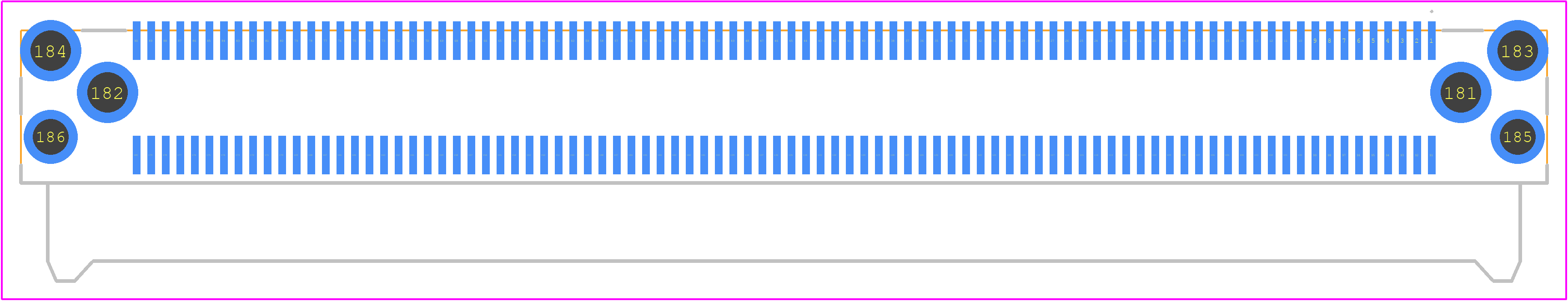 FX18A-180P-0.8SH - Hirose PCB footprint - Other - Other - FX18A-180P-0.8SH-1