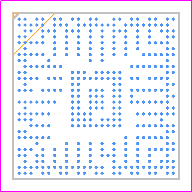 V536-H - Allwinner Technology PCB footprint - BGA - BGA - TFBGA-412