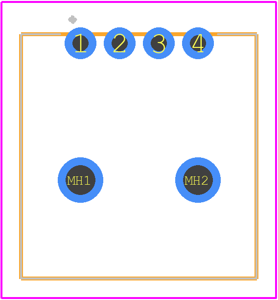 1-1939760-4 - TE Connectivity PCB footprint - Other - Other - 1-1939760-4-3