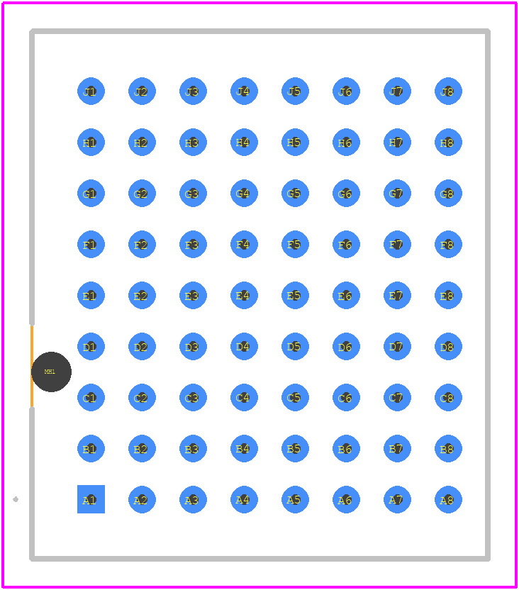 2302788-1 - TE Connectivity PCB footprint - Other - Other - 2302788-1-2