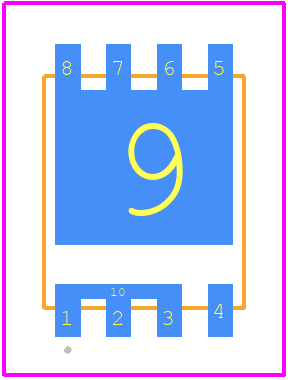 NTMFSCHT1D0N06CSTWG - onsemi PCB footprint - Other - Other - DFN8 4.90x5.80x0.80, 1.27P CASE 506EA ISSUE O