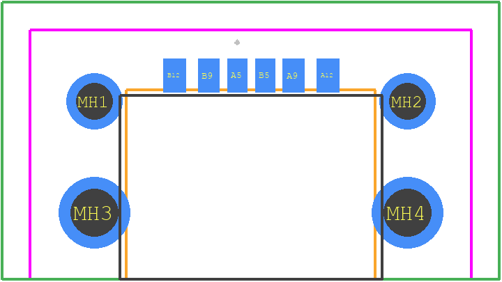 10177822-00011LF - Amphenol PCB footprint - Other - Other - 10177822-00011LF-5