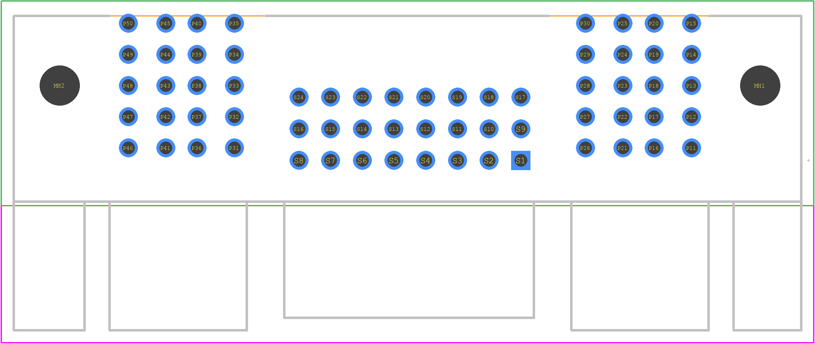 ET60S-D02-3-08-D02-L-R1-S - SAMTEC PCB footprint - Other - Other - ET60S-D02-3-08-D02-L-R1-S-2