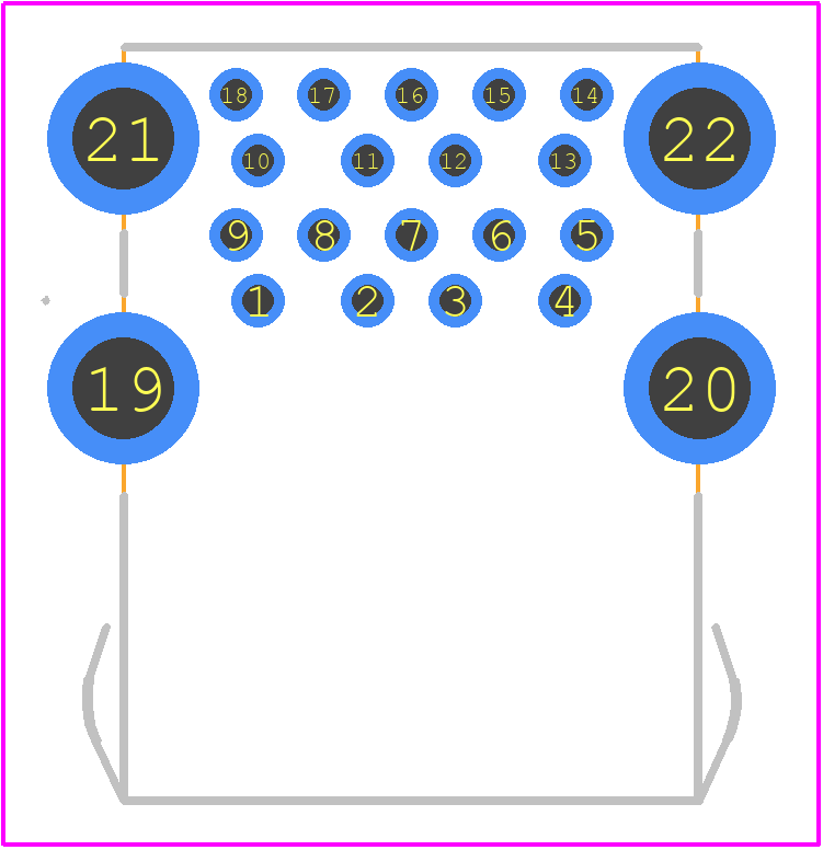SS-52000-003 - Cinch Connectivity Solutions PCB footprint - Other - Other - SS-52000-003-2