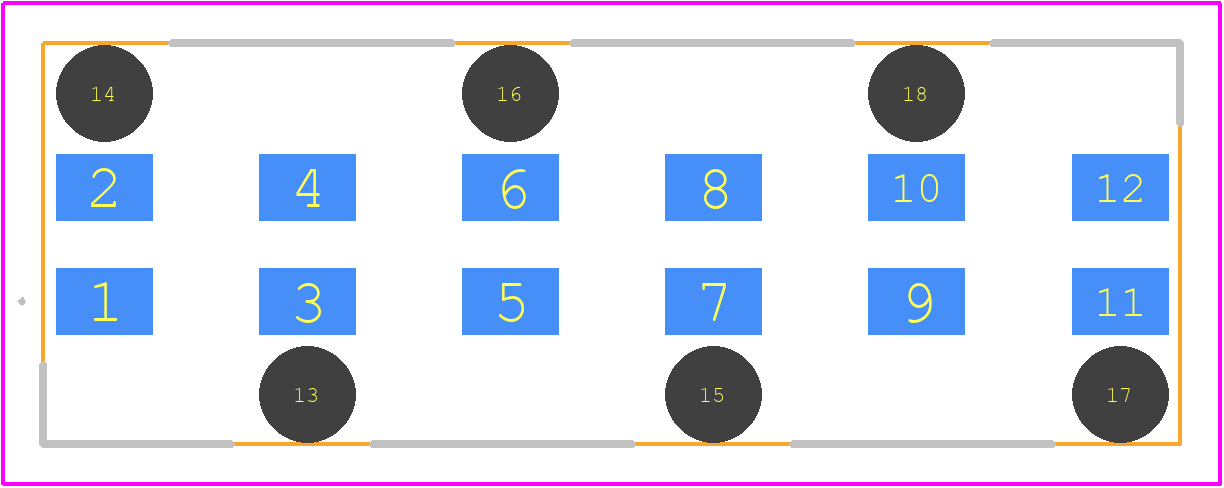 1274.1016 - MENTOR PCB footprint - Other - Other - 1274.1016-2
