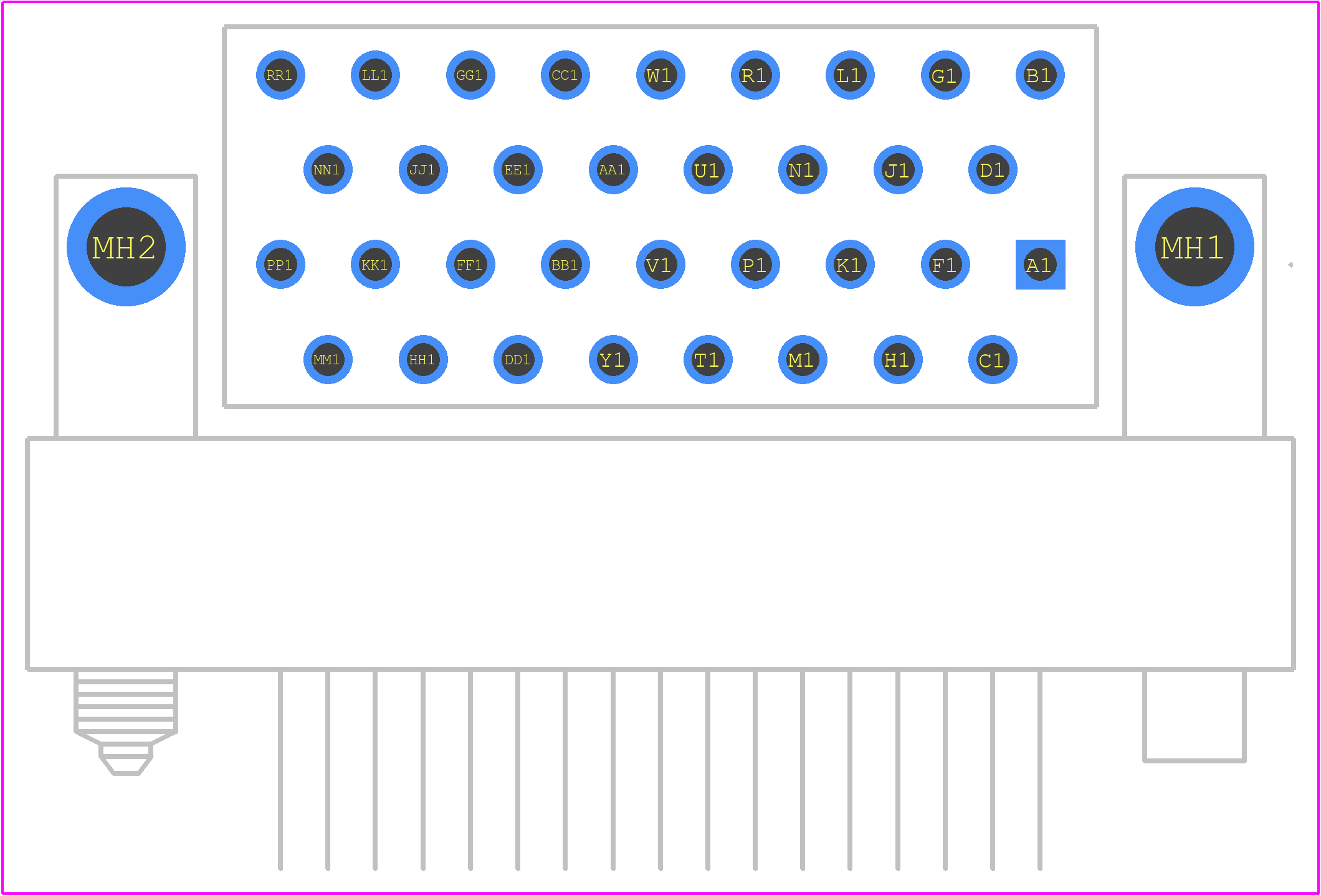 VAPL34M0NSS0LN-14 - Positronic PCB footprint - Other - Other - VAPL34M0NSS0LN-14-5