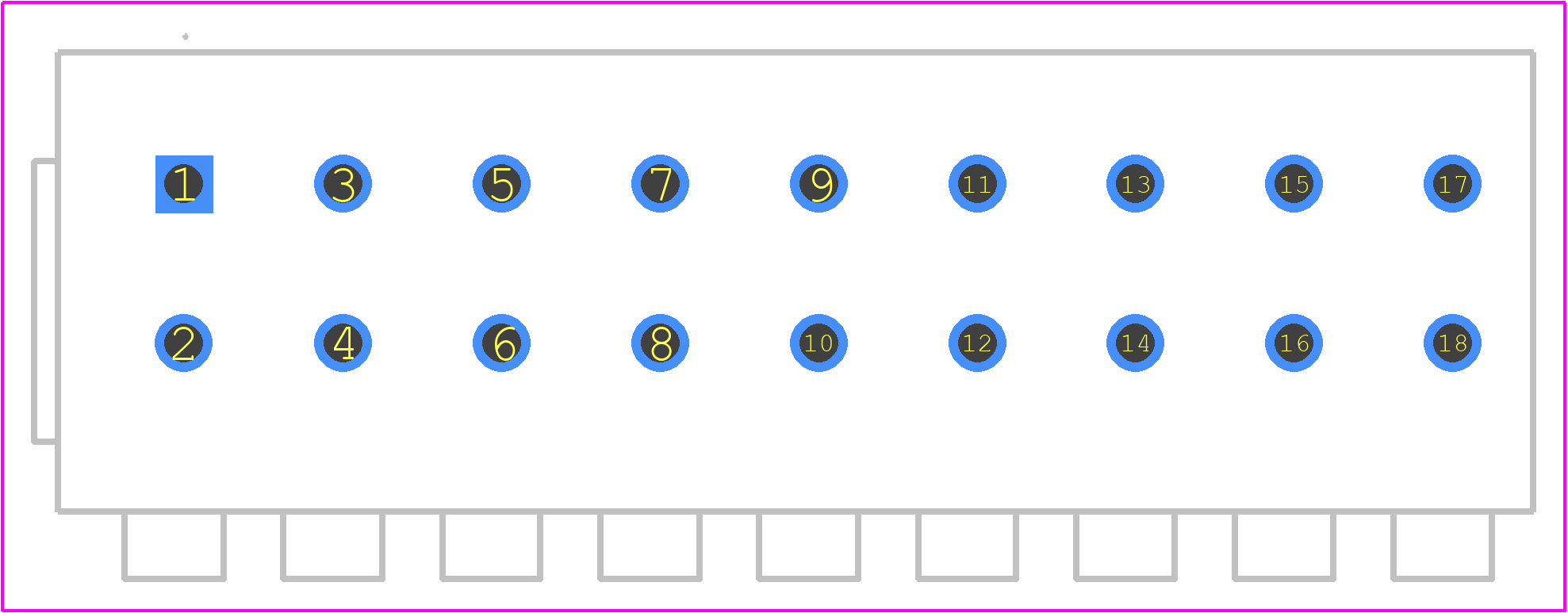 2602-1109 - Wago PCB footprint - Other - Other - 2602-1109-1