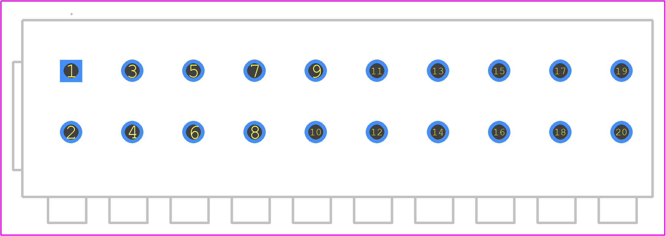 2602-1110 - Wago PCB footprint - Other - Other - 2602-1110-1