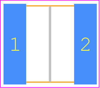 HoCG272550m25A1 - Milliohm PCB footprint - Resistor Chip - Resistor Chip - 2725