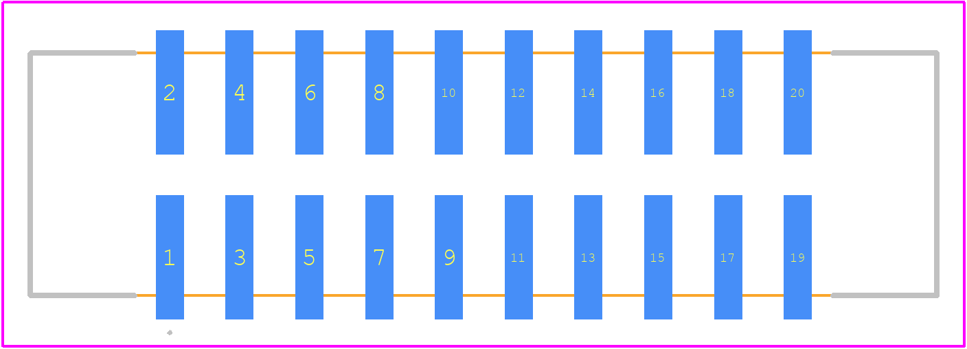 BHR-20-VSG-SMT - Adam Tech PCB footprint - Other - Other - BHR-20-VSG-SMT-2