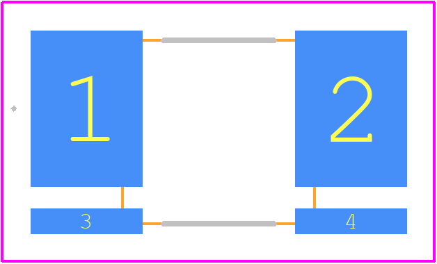 Y14780R00200F9R - Vishay Precision Group PCB footprint - Other - Other - Y14780R00200F9R-4