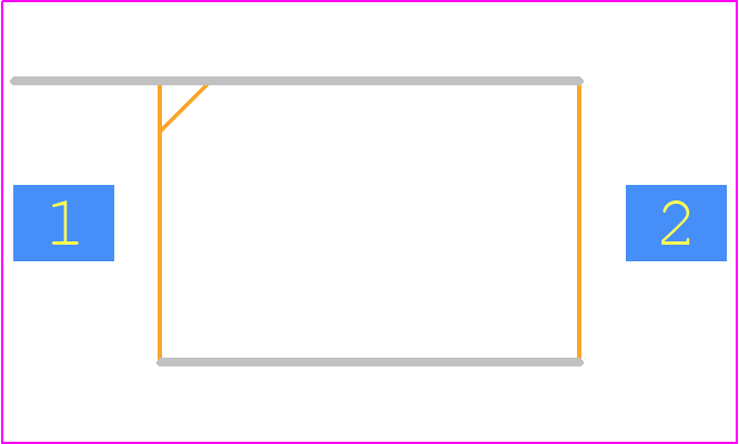 0202.062HXG - LITTELFUSE PCB footprint - Small Outline Diode - Small Outline Diode - 0202.062HXG_2021