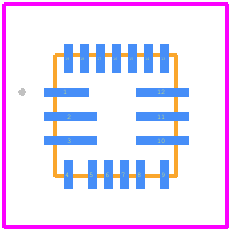 MP6519GQ-Z - Monolithic Power Systems (MPS) PCB footprint - Other - Other - QFN-19 (3mmx3mm)-2021