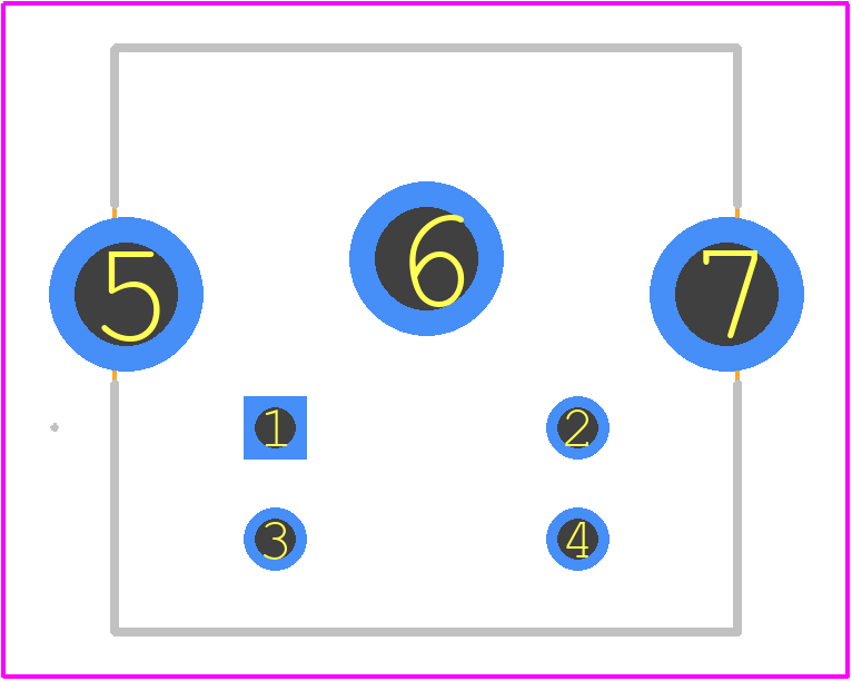 MD-40SMS - Same Sky PCB footprint - Other - Other - MD-40SMS-1