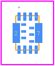 ADP15193BAFB+ - Analog Devices PCB footprint - Other - Other - 10-pin, 2mm × 3mm FC2QFN