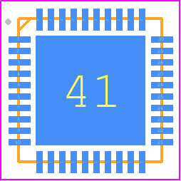 MXL86112C-AQB-T - MaxLinear, Inc. PCB footprint - Quad Flat No-Lead - Quad Flat No-Lead - PG-VQFN-40
