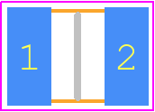 CL32Y475MCIVPNE - SAMSUNG PCB footprint - Capacitor Chip Non-polarised - Capacitor Chip Non-polarised - 1210 .