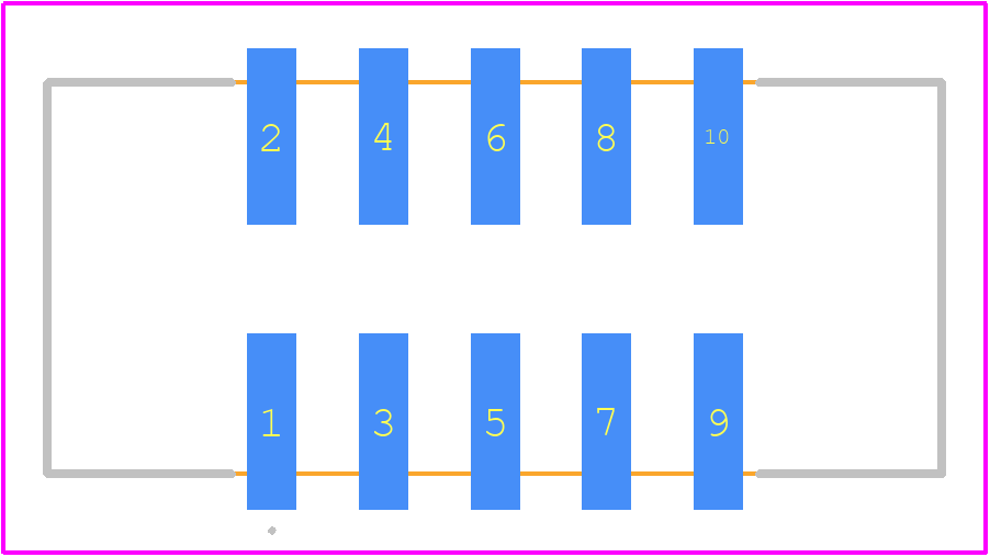 BH254VS-10P - XFCN PCB footprint - Other - Other - BH254VS-10P-3