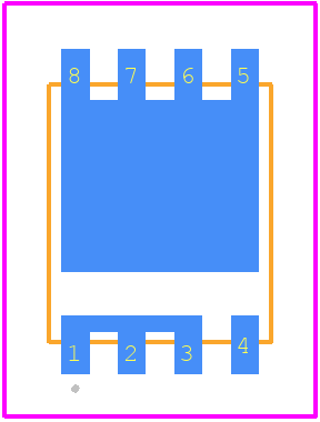 NTMFSCHT1D0N06CTWG - onsemi PCB footprint - Other - Other - DFN8 4.90x5.80x0.80, 1.27P CASE 506EA ISSUE O