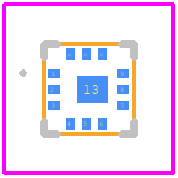 QPC2320S2 - Qorvo PCB footprint - Other - Other - 12 Pad 2.25 x 2.25 mm QFN Package-2026-8.4