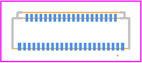 FH58S-41S-0.2SHW(99) - Hirose PCB footprint - Other - Other - FH58S-41S-0.2SHW(99)-4