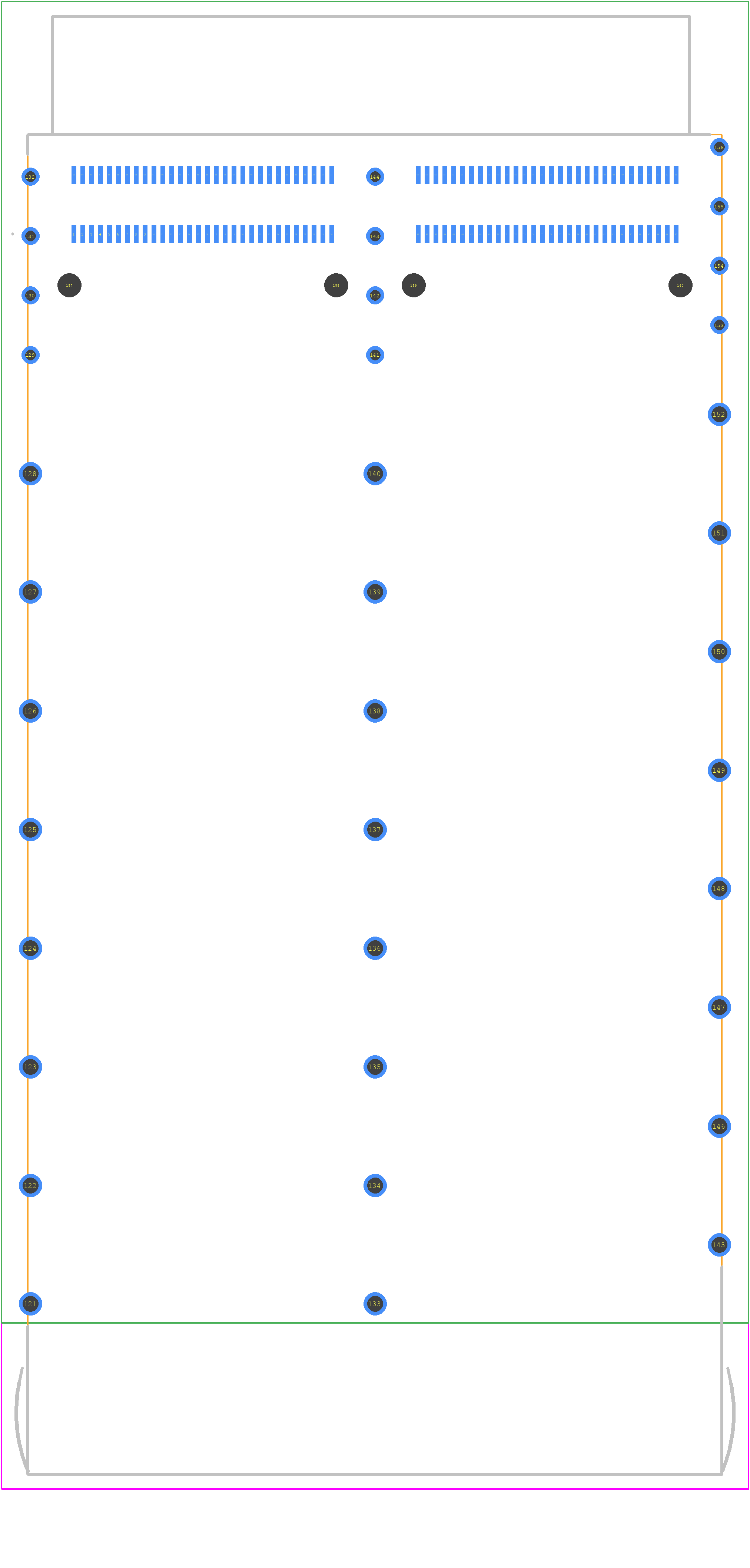 UE62-F262G-0S111 - Amphenol PCB footprint - Other - Other - UE62-F262G-0S111-3