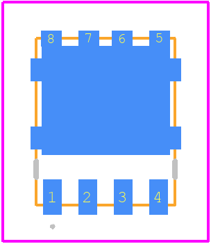 STL115N8F8AG - STMicroelectronics PCB footprint - Other - Other - PowerFLAT™ 5x6 WF type C