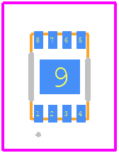 STSAFL010DFSPL02 - STMicroelectronics PCB footprint - Other - Other - UFDFPN8 - 8-lead, 2 × 3 mm, 0.5 mm_2026-2