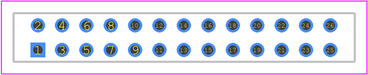 2-2823876-6 - TE Connectivity PCB footprint - Other - Other - 2-2823876-6