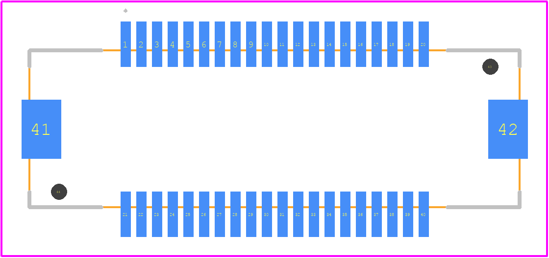 2487882-4 - TE Connectivity PCB footprint - Other - Other - 2487882-41