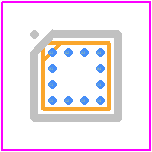 LT8419ACBZ-R7 - Analog Devices PCB footprint - BGA - BGA - WLCSP---