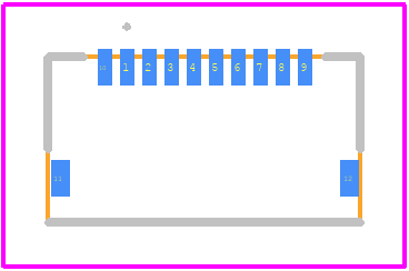 AYF530865T - Panasonic PCB footprint - Other - Other - AYF530865T