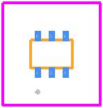 ESDSBLC5V0P7-TP - MCC PCB footprint - Other - Other - DFN1510-6 