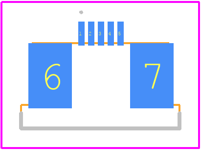 2492111-5 - TE Connectivity PCB footprint - Other - Other - 2492111-5-1