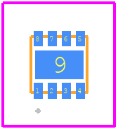 PAM2011QSH8W-7 - Diodes Incorporated PCB footprint - Other - Other - PAM2011QSH8W-7-2