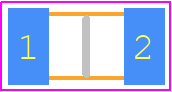 16MF105KA13216 - Rubycon PCB footprint - Capacitor Chip Non-polarised - Capacitor Chip Non-polarised - 16MF105KA13216