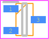 2SC3052 - ISAHAYA ELECTRONICS CORPORATION PCB footprint - SOT23 (3-Pin) - SOT23 (3-Pin) - SOT 23