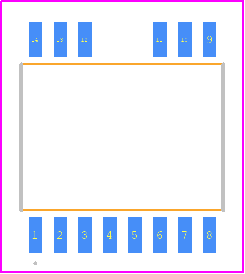 2ED3144MC12LXUMA1 - Infineon PCB footprint - Other - Other - PG-DSO-14-71_2026-1
