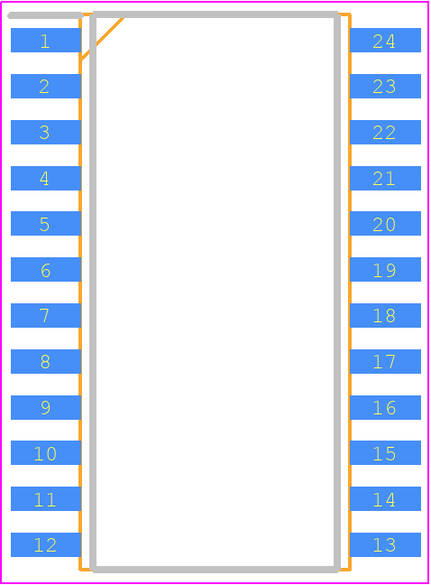 LTC1274CSW#TRPBF - Analog Devices PCB footprint - Small Outline Packages - Small Outline Packages - SOIC_W_2026-1.5