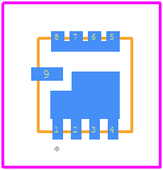 IQE020N04LM6CGSCATMA1 - Infineon PCB footprint - Other - Other - PG-WHTFN-9-4