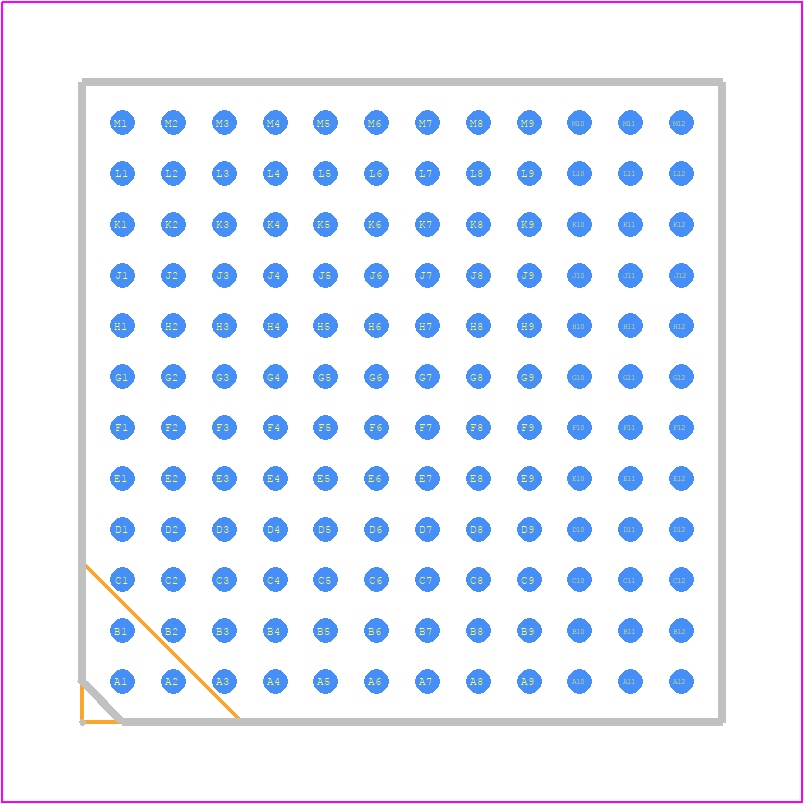 LTM4650IY-1B - Analog Devices PCB footprint - Other - Other - BGA Package 144-Lead (16mm × 16mm × 5.01mm) (Reference LTC DWG # 05-08-1523 Rev A)_AD