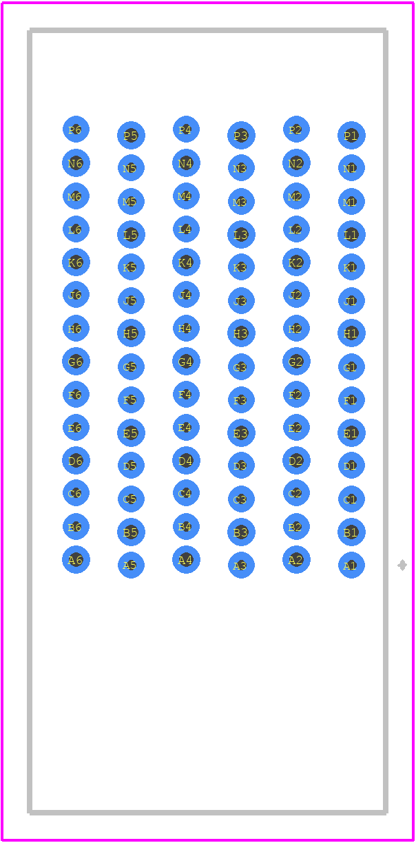 EBTF-4-06-2.0-S-RA-1 - SAMTEC PCB footprint - Other - Other - EBTF-4-06-2.0-S-RA-1-4